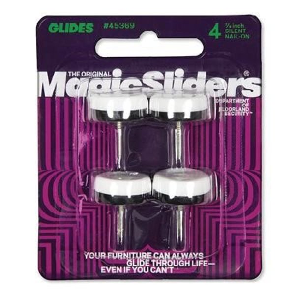 Magic Sliders L P 4Pk 7/8" Nail On Glide 45369